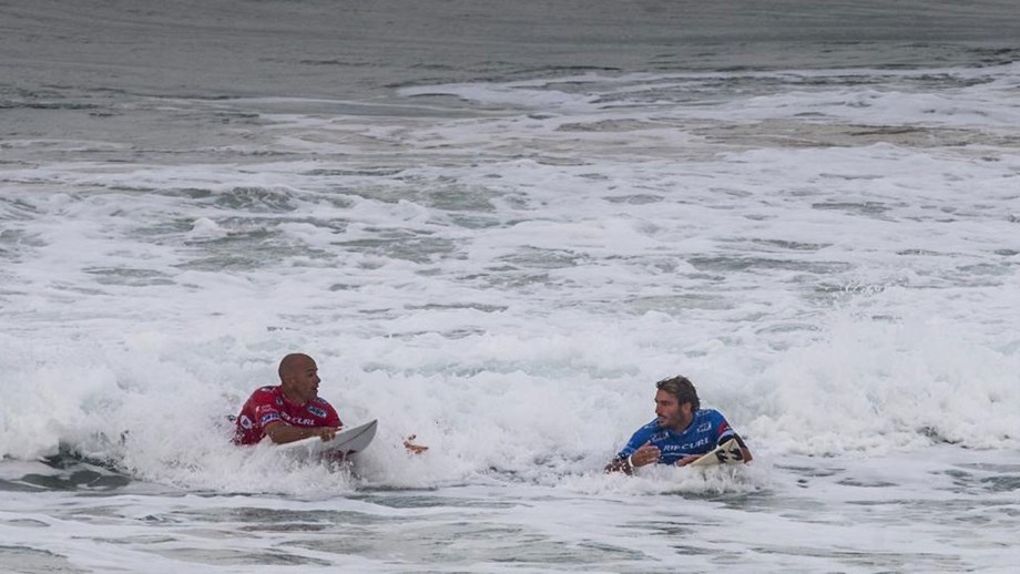 Os dois surfistas em 2013 em Peniche