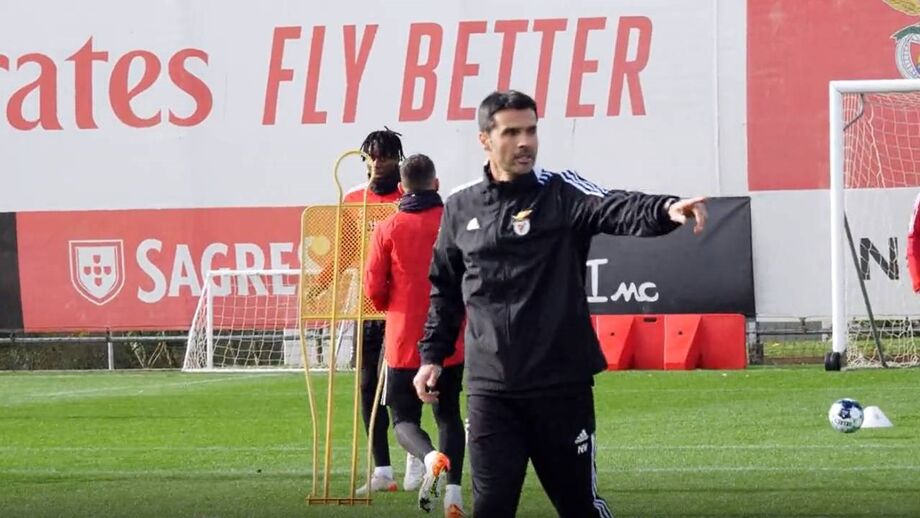 Águias revelam imagens da sessão de treinos desta terça-feira