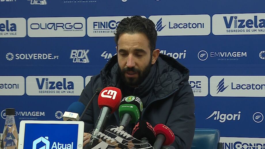 Treinador comentou alteração na equipa inicial dos leões para o encontro com o Vizela