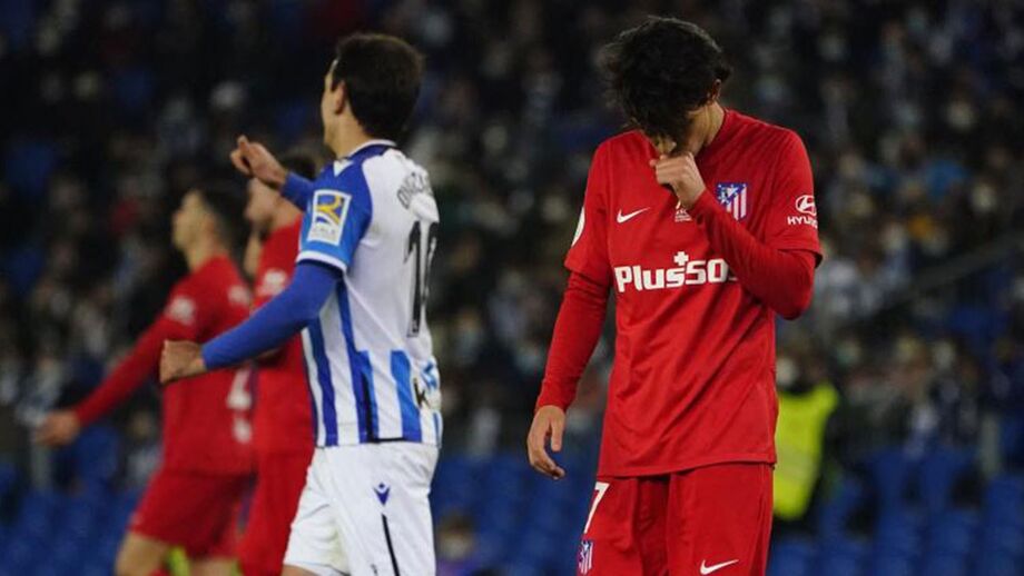 João Félix não foi capaz de evitar mais uma derrota dos colchoneros