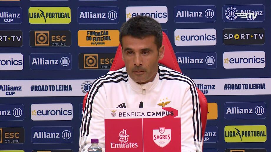 A antevisão do treinador do Benfica ao embate da meia-final da Allianz Cup