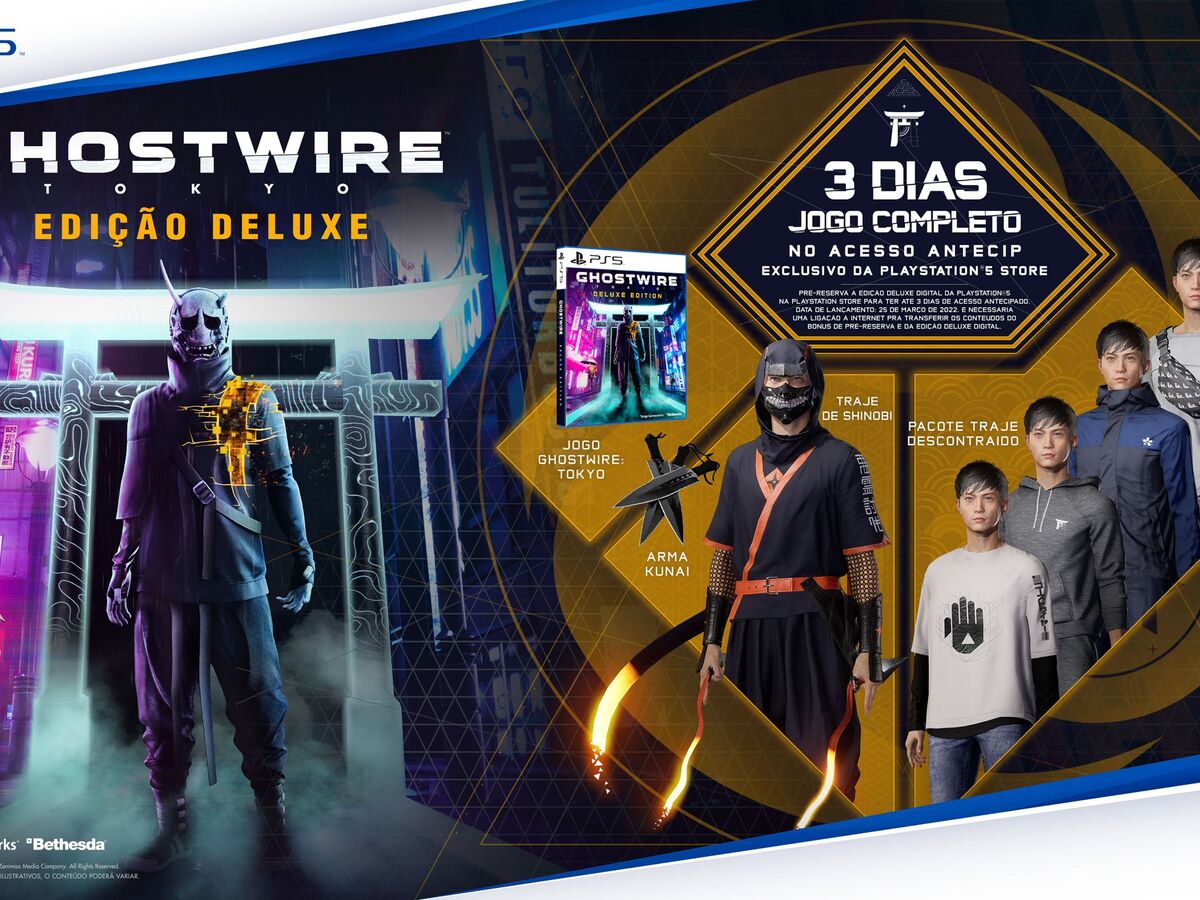 Revelada a data de lançamento de Ghostwire: Tokyo - Record Gaming - Jornal  Record