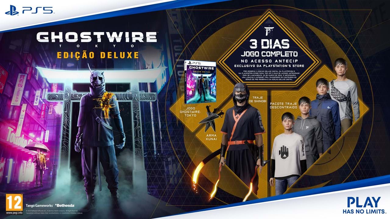 Jogo Ghostwire: Tokyo - PS5, Promoção