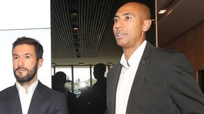 Bronca no túnel de Leiria: jogadores pegados ao intervalo, Luisão e Hugo Viana no final