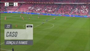 Fora de jogo 'roubou' penálti a Gonçalo Ramos