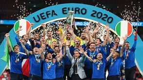 Transalpinos festejam conquista do Euro'2020 em julho último