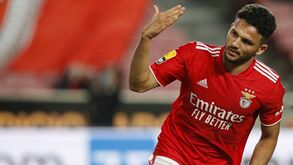 Gonçalo Ramos trabalhou bem e fez o terceiro golo do Benfica em Tondela