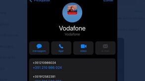 Clientes da Vodafone com novos contactos na lista telefónica com nome da operadora após ciberataque
