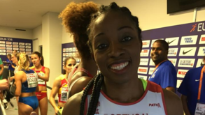 Lorene Bazolo e Patrícia Mamona terceiras no meeting de Mondeville