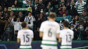 Rúben Amorim e o apoio dos adeptos do Sporting apesar da goleada: «Nunca tinha visto algo assim»