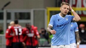 Ciro Immobile é baixa para o jogo com o FC Porto no Dragão