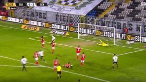 Toque de calcanhar de Musa e Sauer a reduzir para o Boavista frente ao Benfica