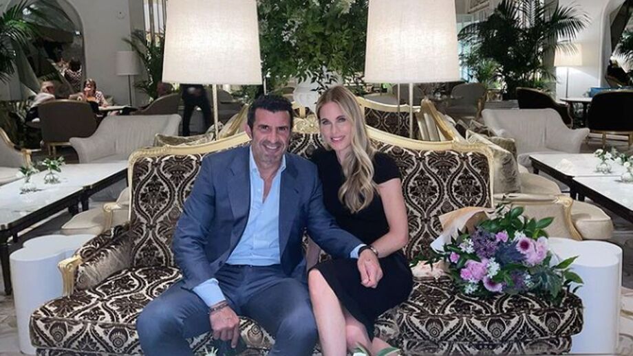 Figo e Helen reconciliados após crise conjugal