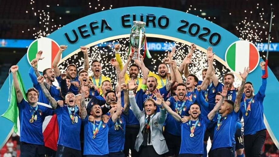 Transalpinos festejam conquista do Euro'2020 em julho último