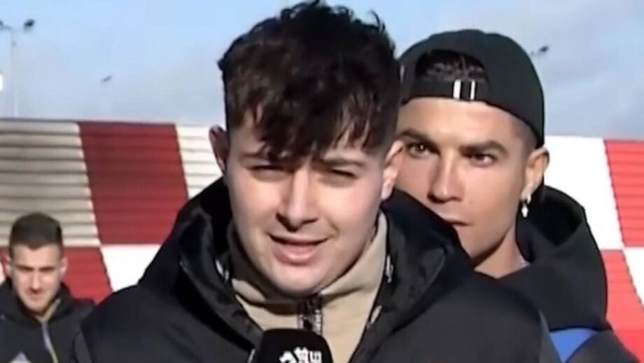 À partida da equipa para Madrid