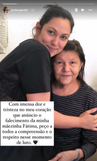 Jordana Jardel e a mãe