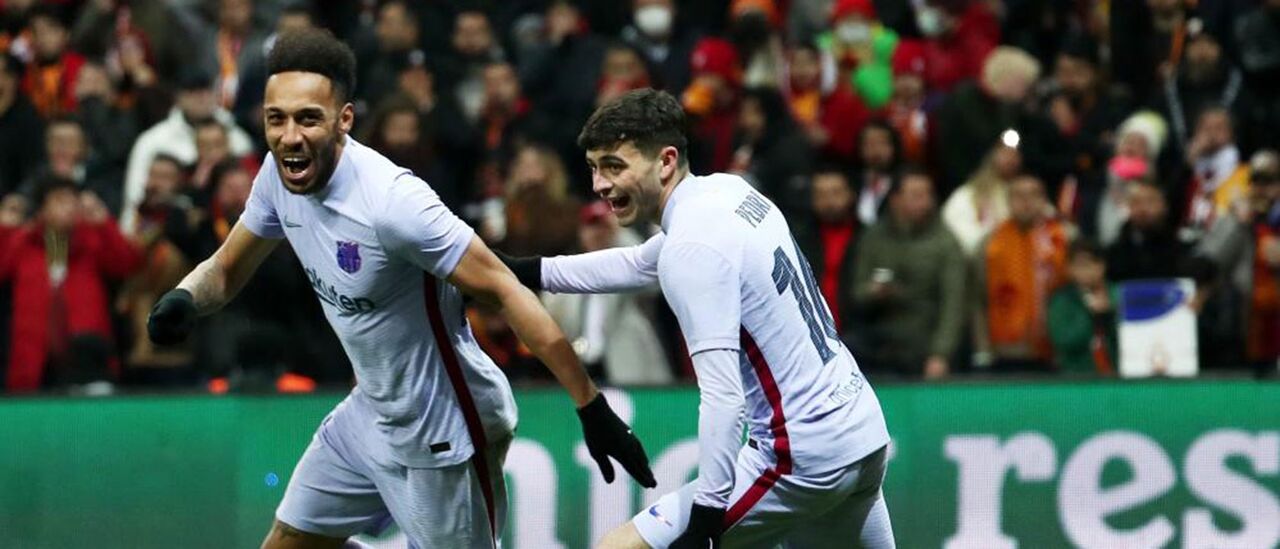 Pedri e Aubameyang garantiram o triunfo