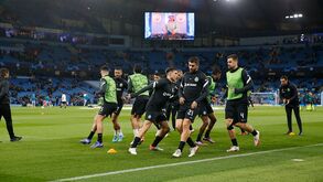 O onze do Sporting para o jogo com o Man. City