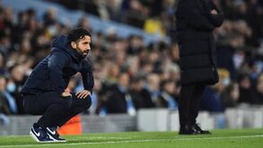 Rúben Amorim e o apoio dos adeptos do Sporting em Manchester: «Já estamos habituados»