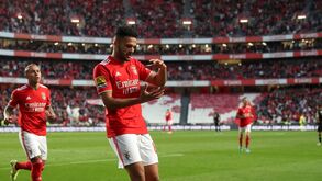 O remate potente de Gonçalo Ramos que colocou o Benfica na frente