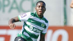 Dário Essugo assiste à vitória dos infantis do Sporting