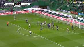 O golaço de Sarabia que colocou o Sporting a vencer o FC Porto