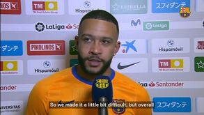 Depay: «O próximo passo é ganhar de forma mais confortável»