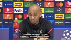 Fabinho elogia Luis Díaz: «É impressionante, parece que joga aqui há muito tempo»