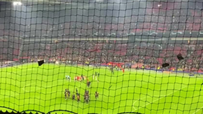 A festa final nas bancadas e o agradecimento aos adeptos do Benfica