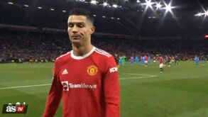 A reação de Ronaldo à eliminação da Champions de que os espanhóis tanto falam
