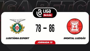 O resumo do Lusitânia-Imortal para a Liga Betclic de basquetebol