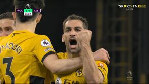 Trincão entrou para o lugar de Rúben Neves, ligou a 'mota' e só parou quando assistiu Jonny para o 1-0 
