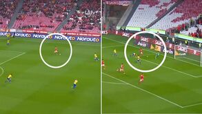 O golo de Cassiano que adiantou o Estoril diante do FC Porto