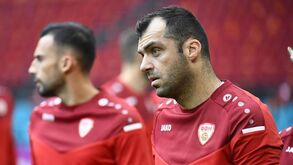 Goran Pandev desiludido com duelo Itália-Macedónia do Norte