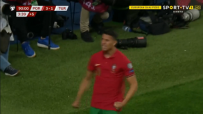 O golo de Matheus Nunes que sentenciou o resultado do Portugal-Turquia