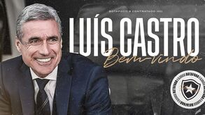 Oficial: Luís Castro é o novo treinador do Botafogo