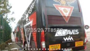 Autocarro da SAD do Aves está a ser leiloado na internet