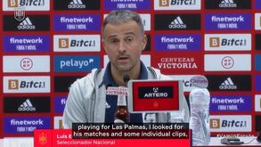 Luis Enrique recorda a primeira vez que viu Pedri