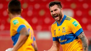 Gignac ficou KO mas já prometeu vingança: Avançado do Tigres continua a brilhar no México 