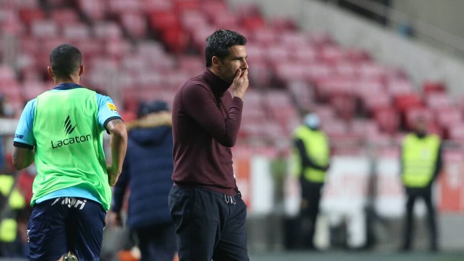 A opinião do treinador do Benfica sobre o lance polémico do minuto 72