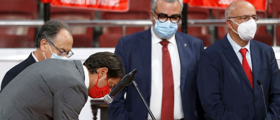 Rui Costa tomou posse na madrugada de 10 de outubro de 2021