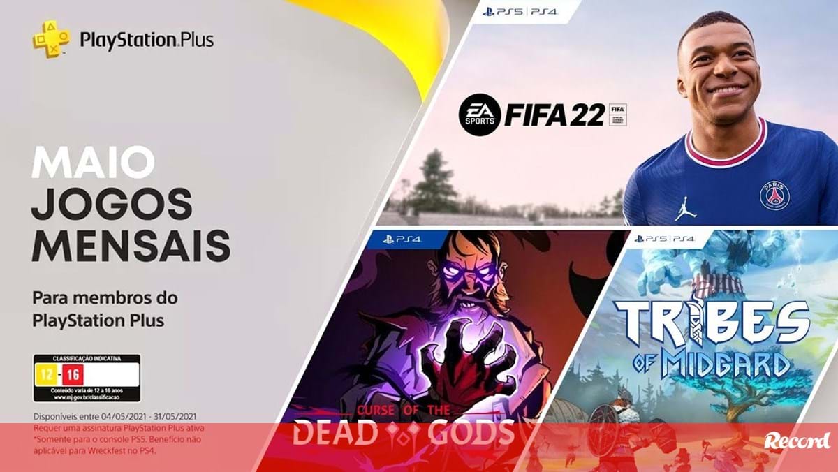 Jogos de maio para assinantes PlayStation Plus: FIFA 22, Tribes of