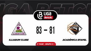 O resumo do Illiabum-Académica, 83-81