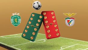 Joga o dérbi que mais brilha: dominó de ouro do Sporting e do Benfica grátis com o Record!
