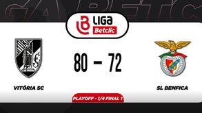 Liga Betclic Feminina: o resumo do Vitória-Benfica, 80-72