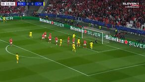 Konaté ganhou a Everton nas alturas e colocou o Liverpool a vencer o Benfica