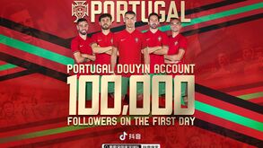 Portugal bate recordes no tiktok chinês