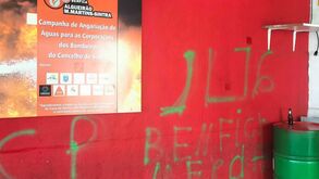 Casa do Benfica em Mem Martins vandalizada