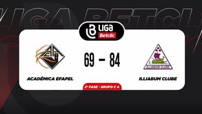 O resumo do Académica-Illiabum da Liga Betclic masculina