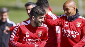 Benfica começa a preparar jogo com o Famalicão: veja as imagens do treino